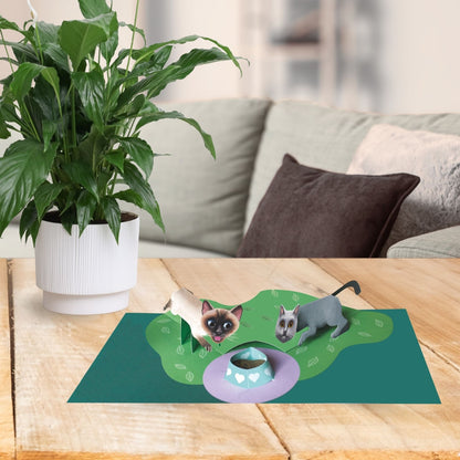 2toTango 3D Pop Up Card Two Cats Greeting Card Any Occasion