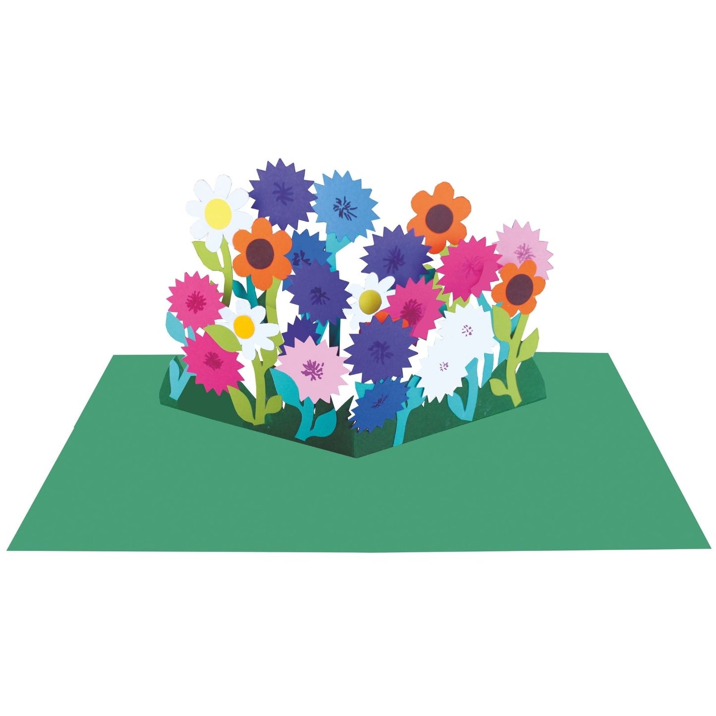 2toTango 3D Pop Up Card Cornflowers Meadow Greeting Card Any Occasion