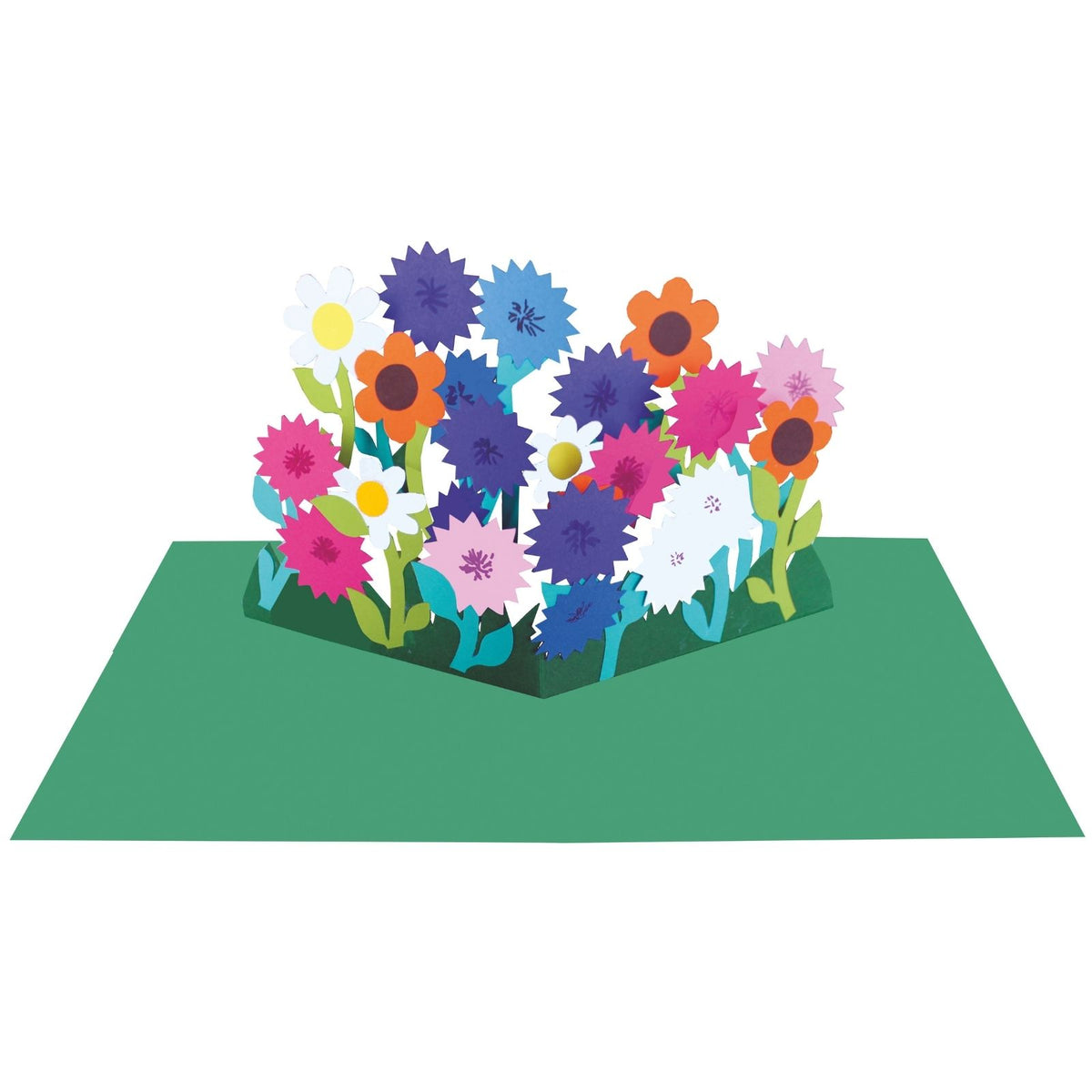 2toTango 3D Pop Up Card Cornflowers Meadow Greeting Card Any Occasion