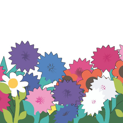 2toTango 3D Pop Up Card Cornflowers Meadow Greeting Card Any Occasion