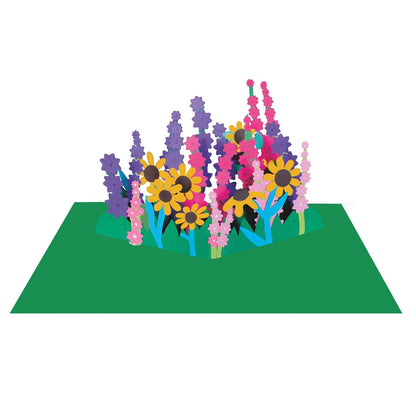 2toTango 3D Pop Up Card Toadflax Floral Meadow Greeting Card Any Occasion