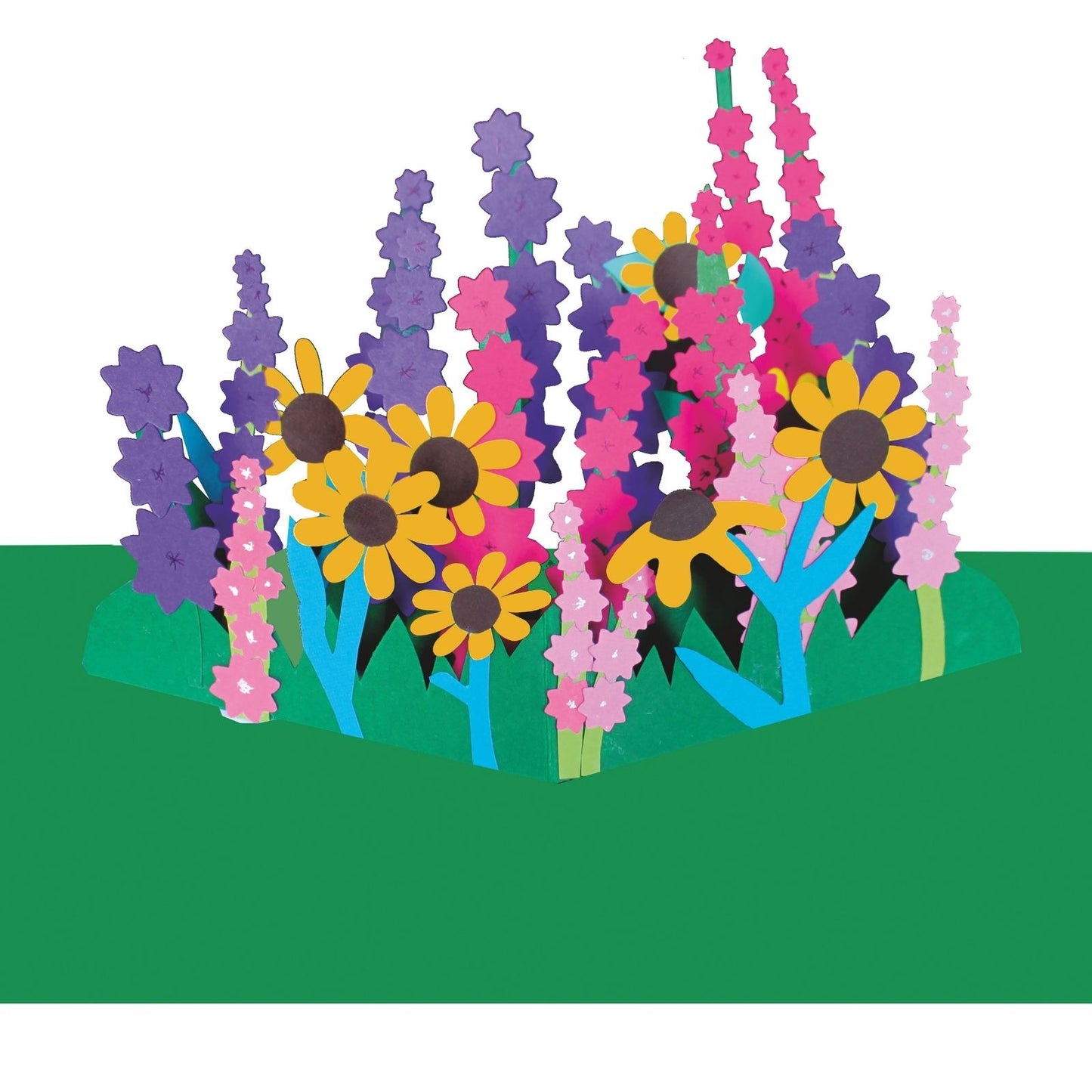 2toTango 3D Pop Up Card Toadflax Floral Meadow Greeting Card Any Occasion