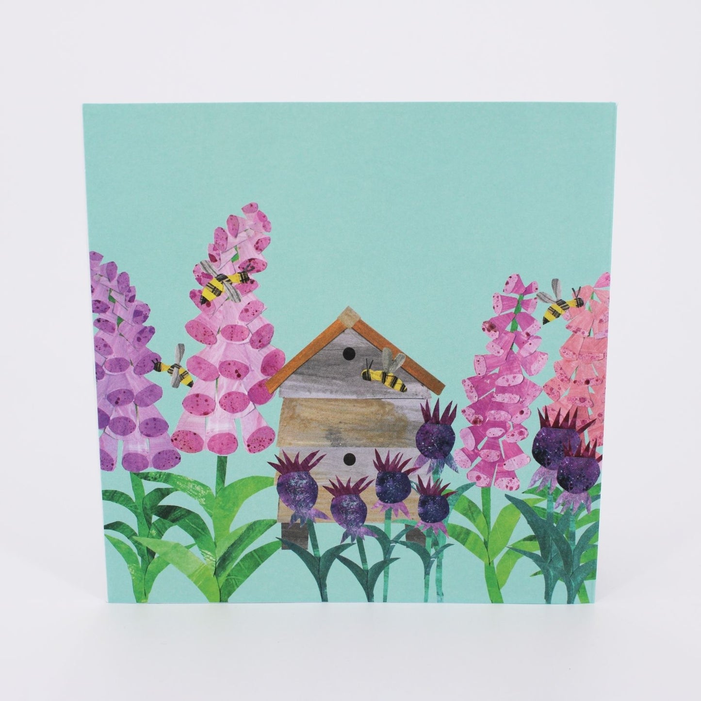 2toTango 3D Pop Up Card Bee & Wildflowers Greeting Card Any Occasion