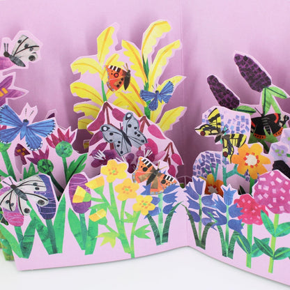 2toTango 3D Pop Up Card Butterflies & Flowers Greeting Card Any Occasion