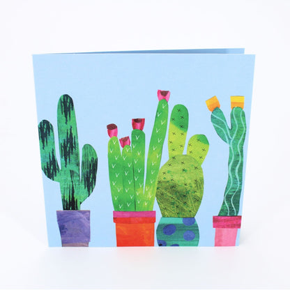 2toTango 3D Pop Up Card Green Cactus Greeting Card Any Occasion