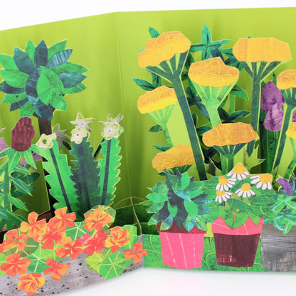 2toTango 3D Pop Up Card Potted Flowers Greeting Card Any Occasion