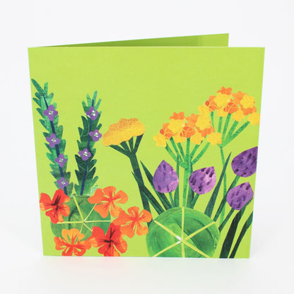 2toTango 3D Pop Up Card Potted Flowers Greeting Card Any Occasion