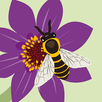 2toTango 3D Pop Up Card Bee On A Flower Greeting Card Any Occasion