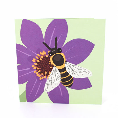 2toTango 3D Pop Up Card Bee On A Flower Greeting Card Any Occasion