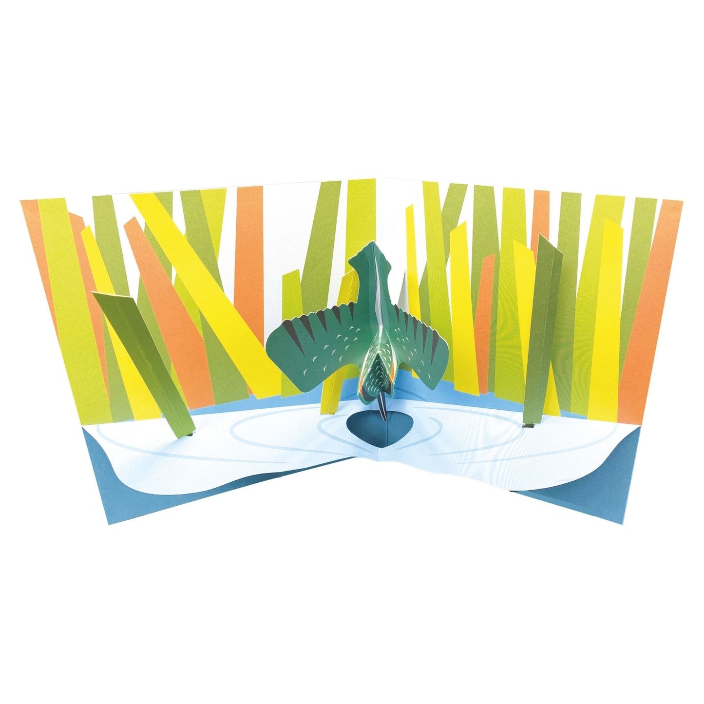 2toTango 3D Pop Up Card Kingfisher Greeting Card Any Occasion
