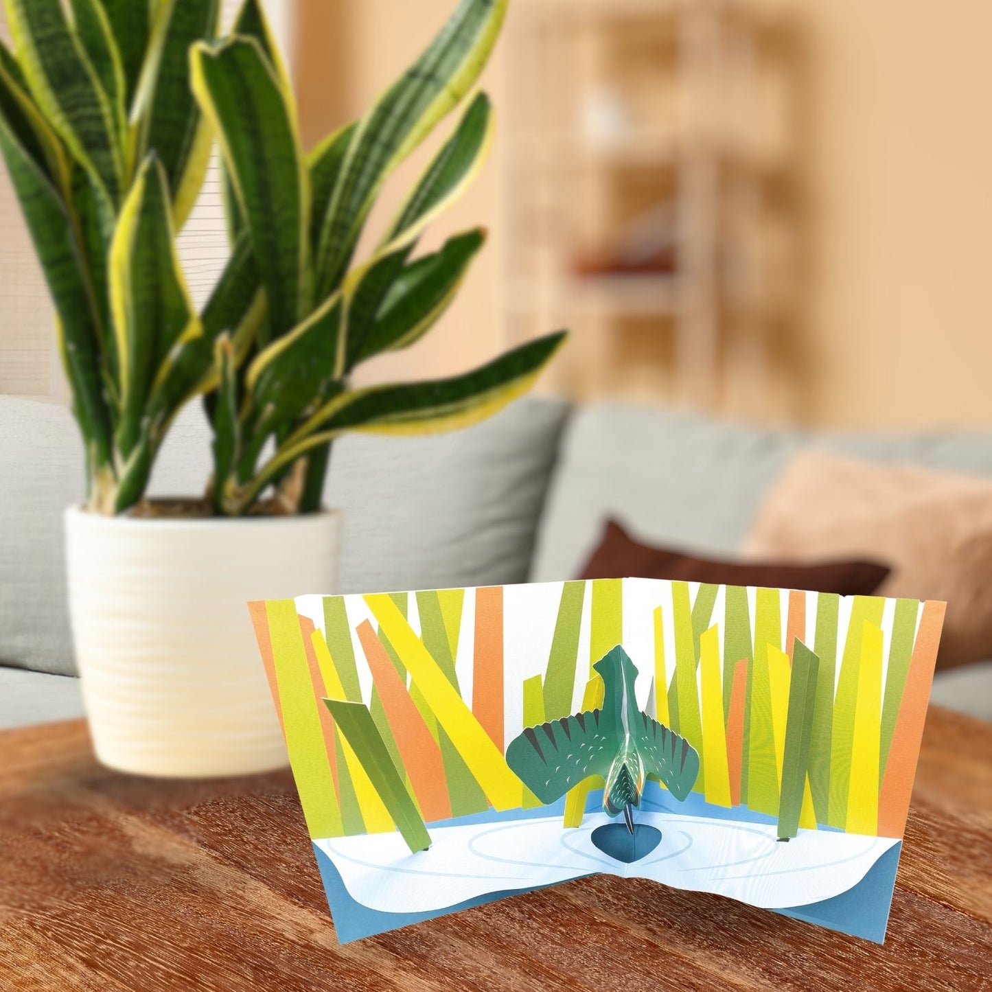 2toTango 3D Pop Up Card Kingfisher Greeting Card Any Occasion