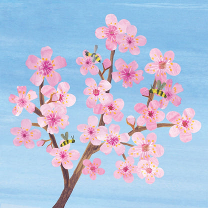 2toTango 3D Pop Up Card Cherry Blossom Greeting Card Any Occasion