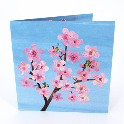 2toTango 3D Pop Up Card Cherry Blossom Greeting Card Any Occasion
