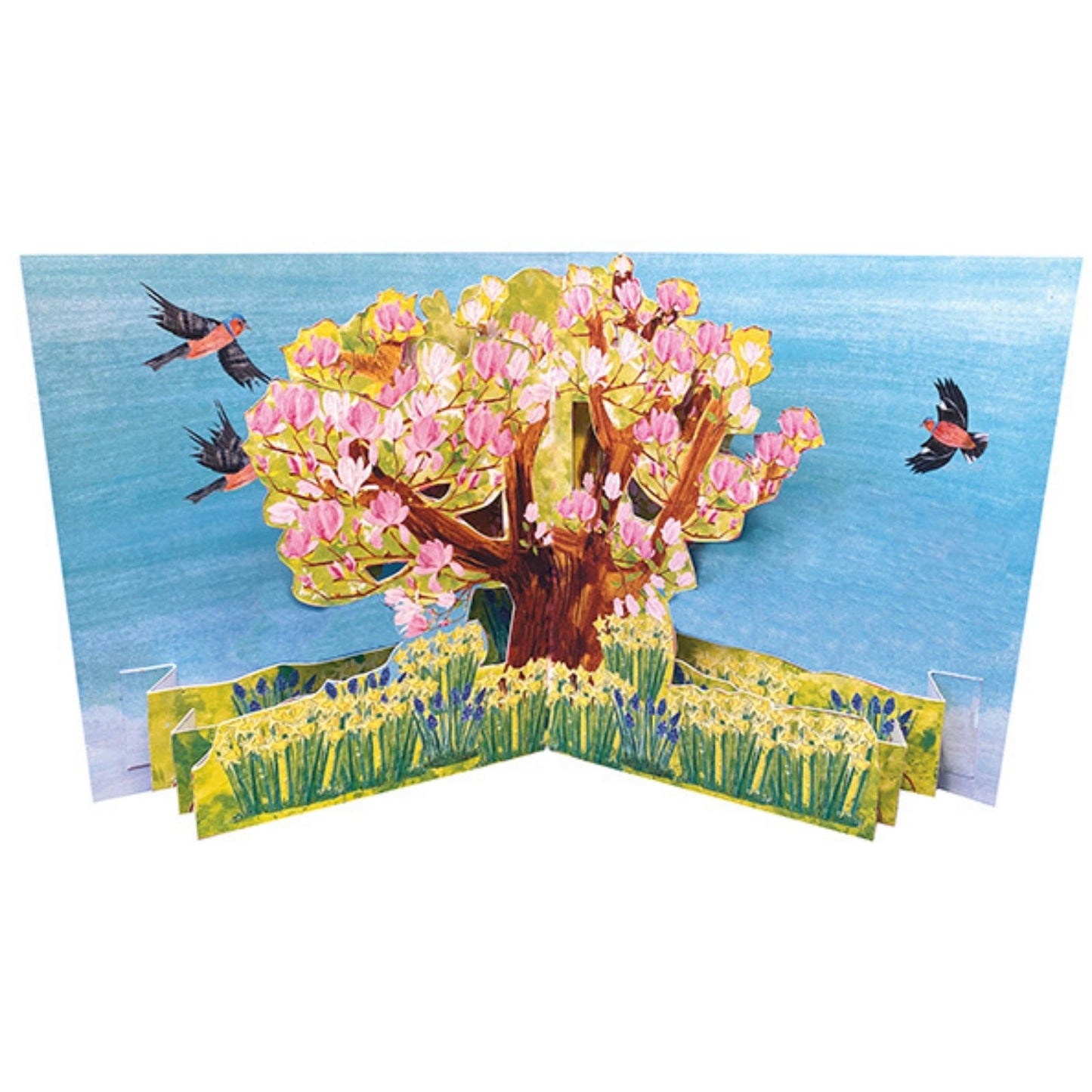 2toTango 3D Pop Up Card Magnolia Tree Greeting Card Any Occasion