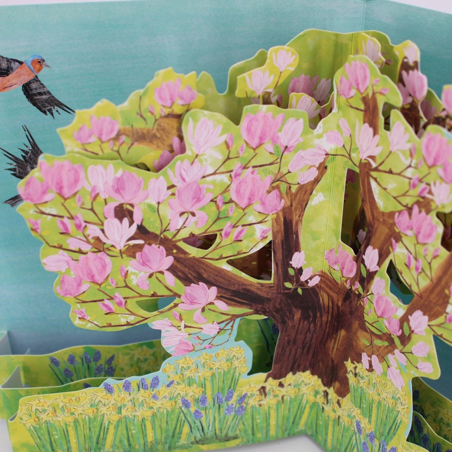 2toTango 3D Pop Up Card Magnolia Tree Greeting Card Any Occasion