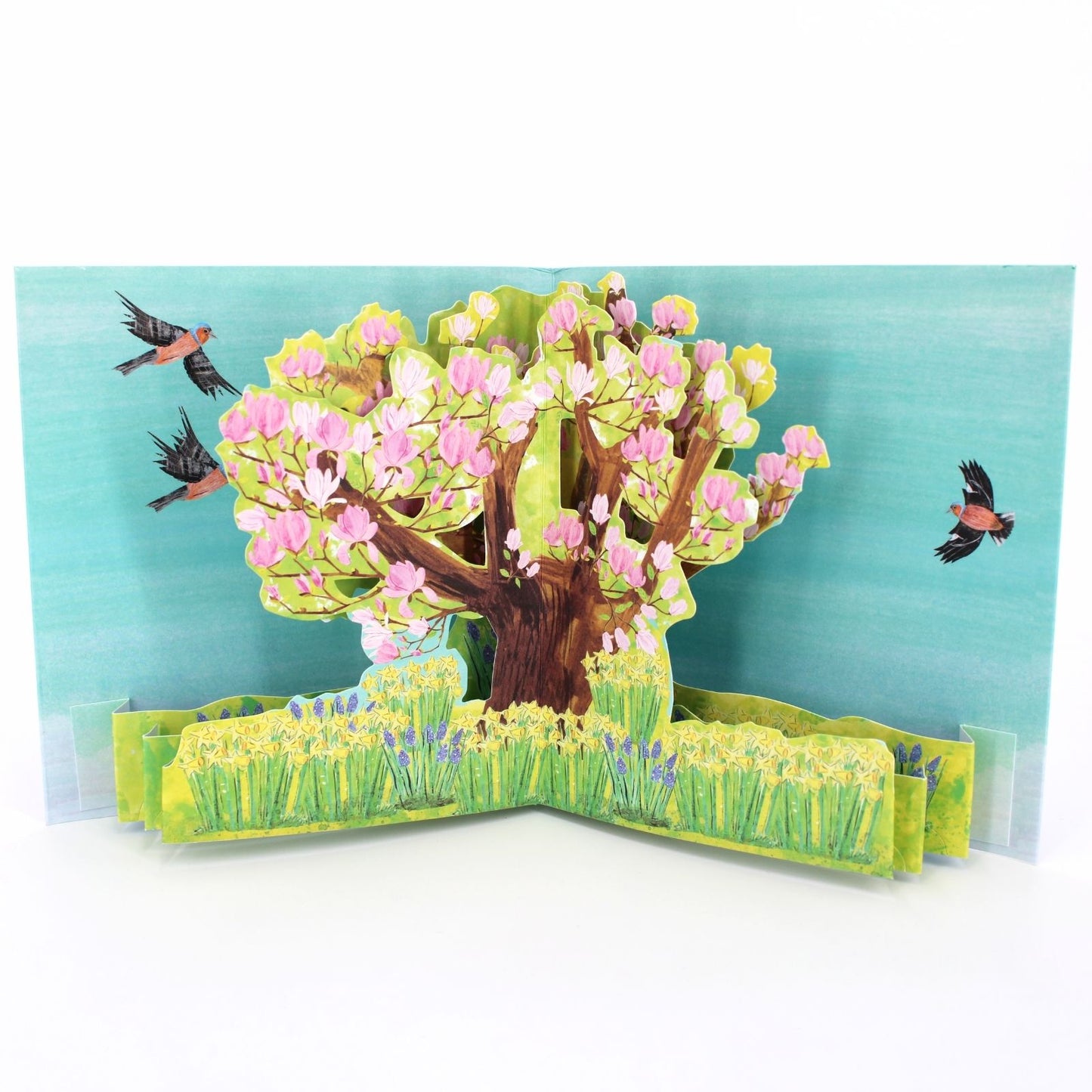 2toTango 3D Pop Up Card Magnolia Tree Greeting Card Any Occasion