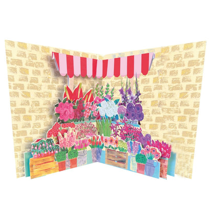 2toTango 3D Pop Up Card Potted Flowers Greeting Card Any Occasion