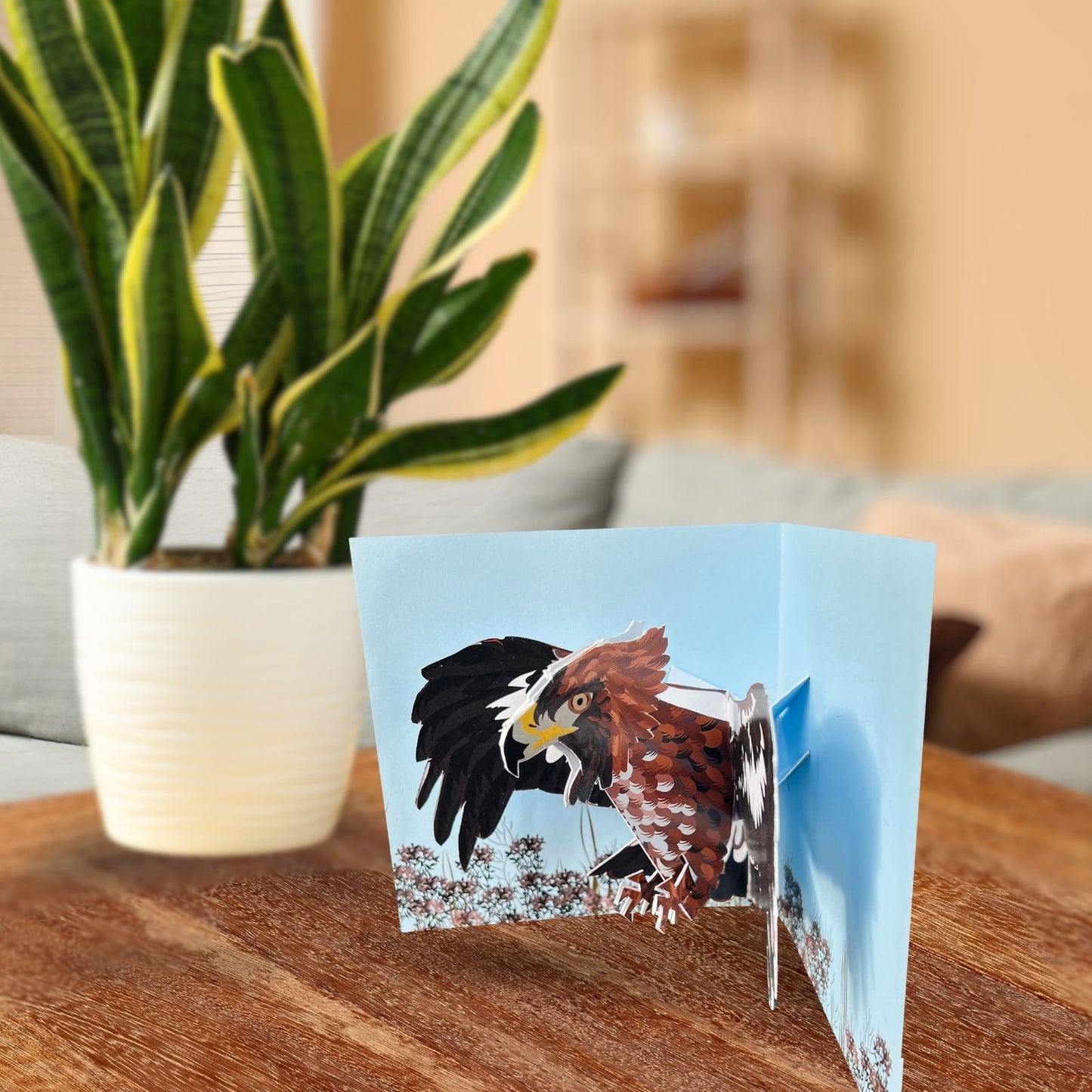2toTango 3D Pop Up Card Majestic Eagle Greeting Card Any Occasion