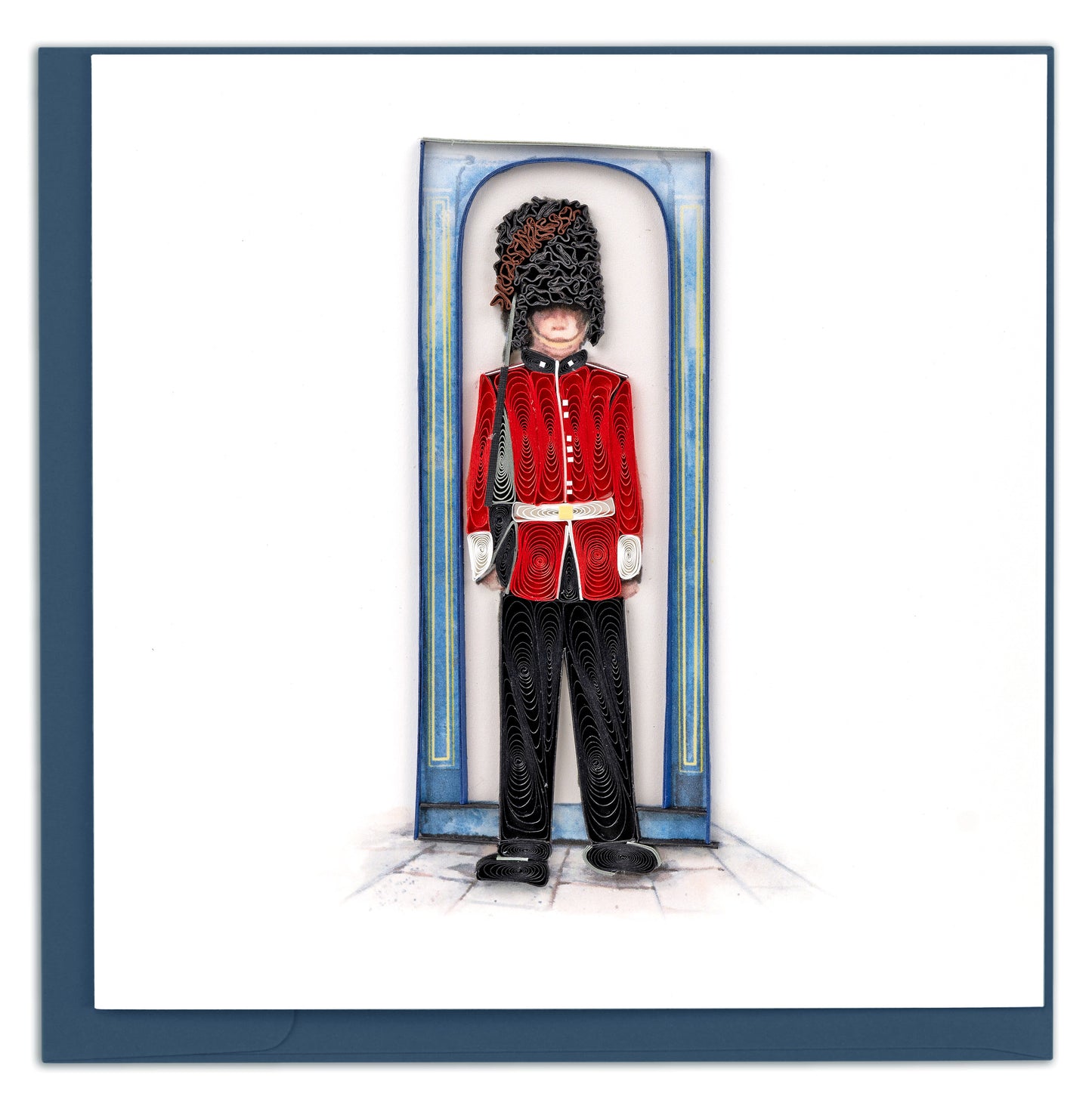 Quilling Royal Guard Lavish London Hand-Finished Art Greeting Card
