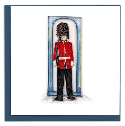 Quilling Royal Guard Lavish London Hand-Finished Art Greeting Card