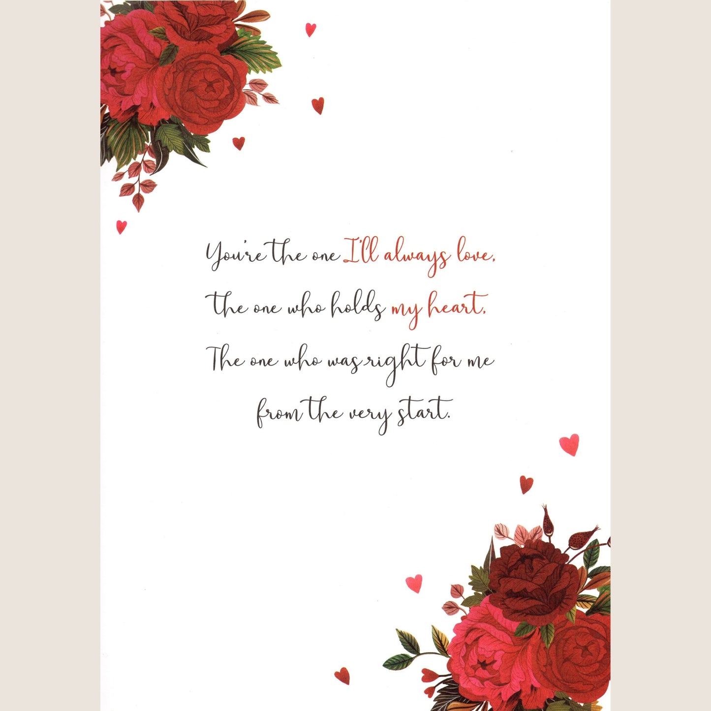 Embellished Darling Wife Luxury Lavish Keepsake Valentine's Day Greeting Card