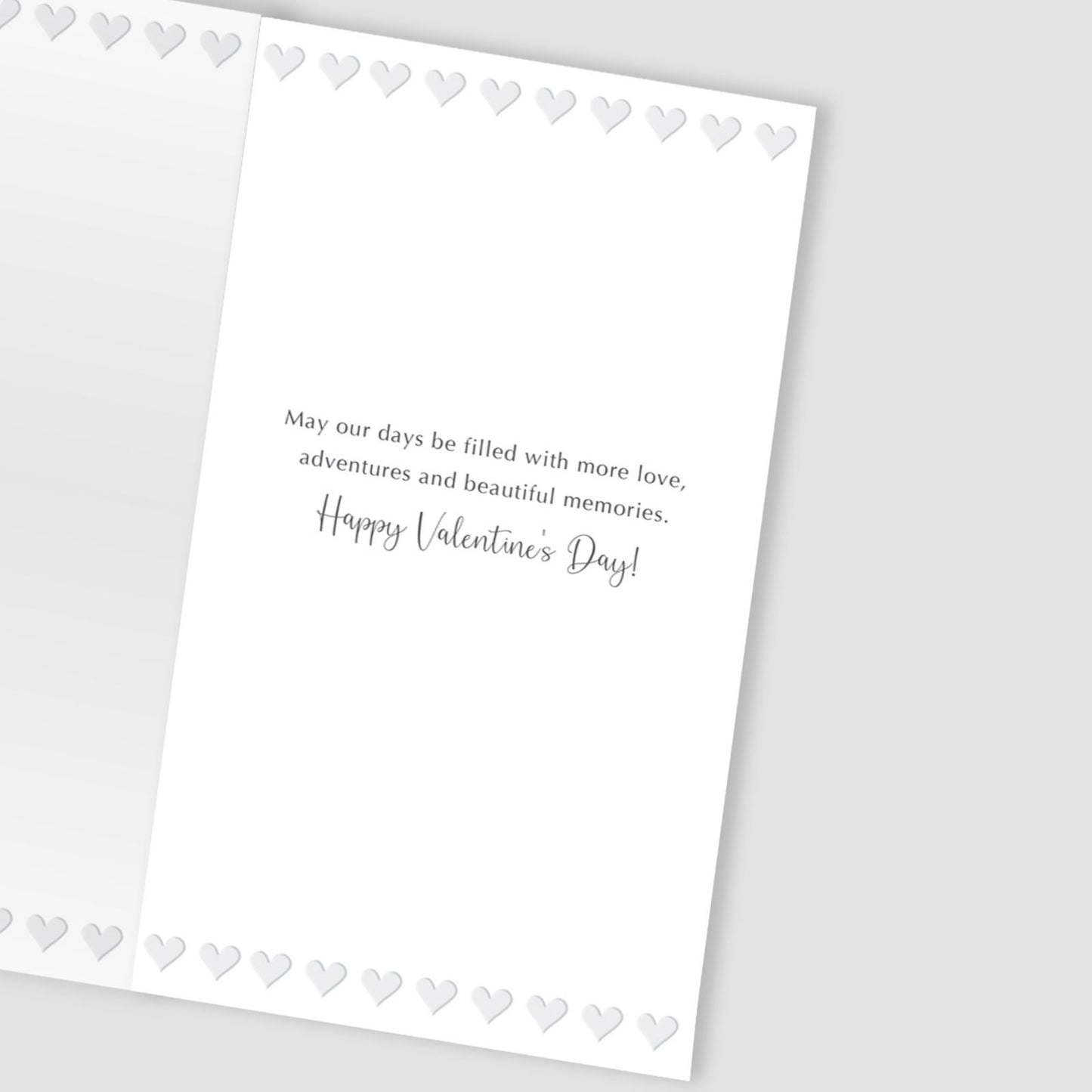 Hand-Finished Amazing Husband Valentine's Card My One True Love Champagne Card