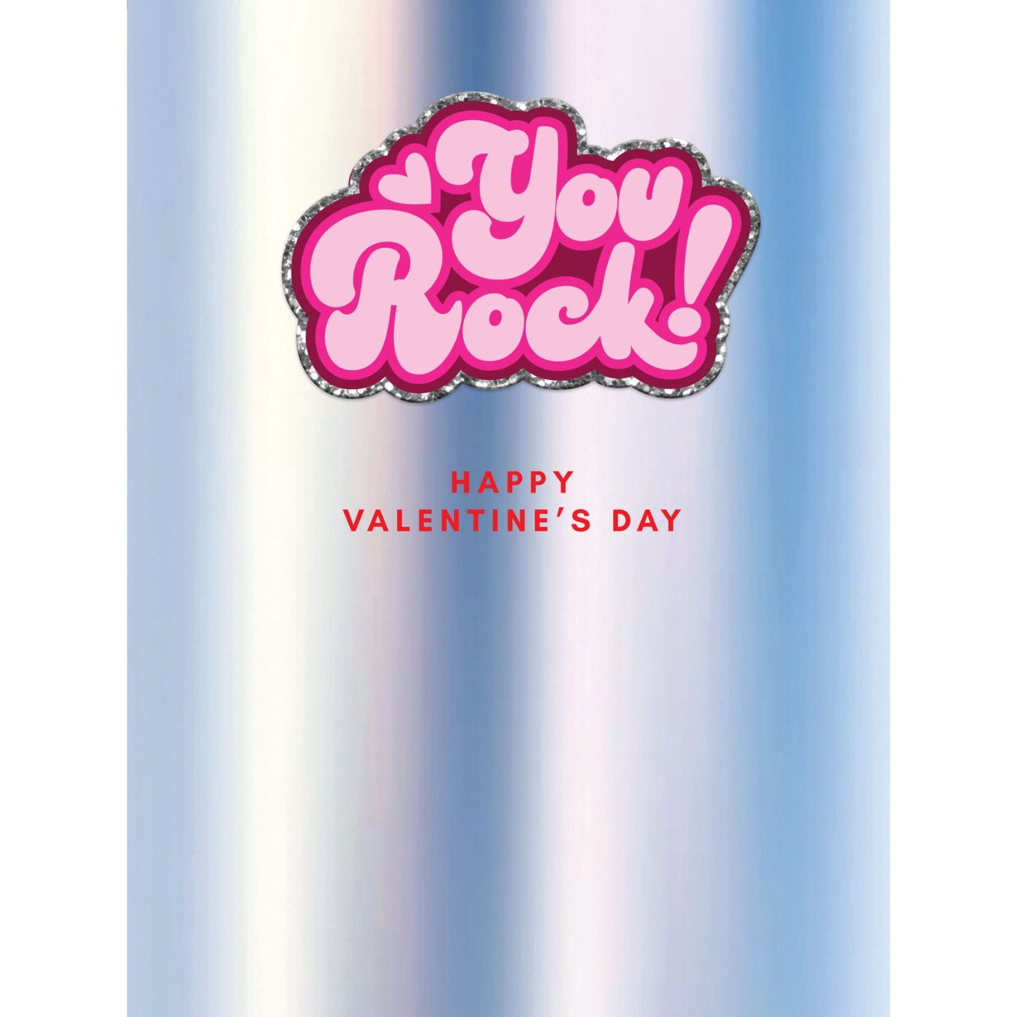 Decopatch Happy Valentine's Day Card Includes Removable You Rock! Patch