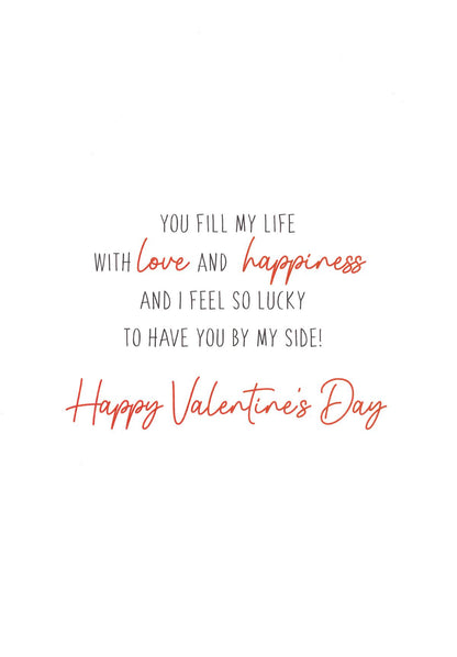 One I Love Bubbles And Blooms! Valentines Day Hand-Finished Greeting Card