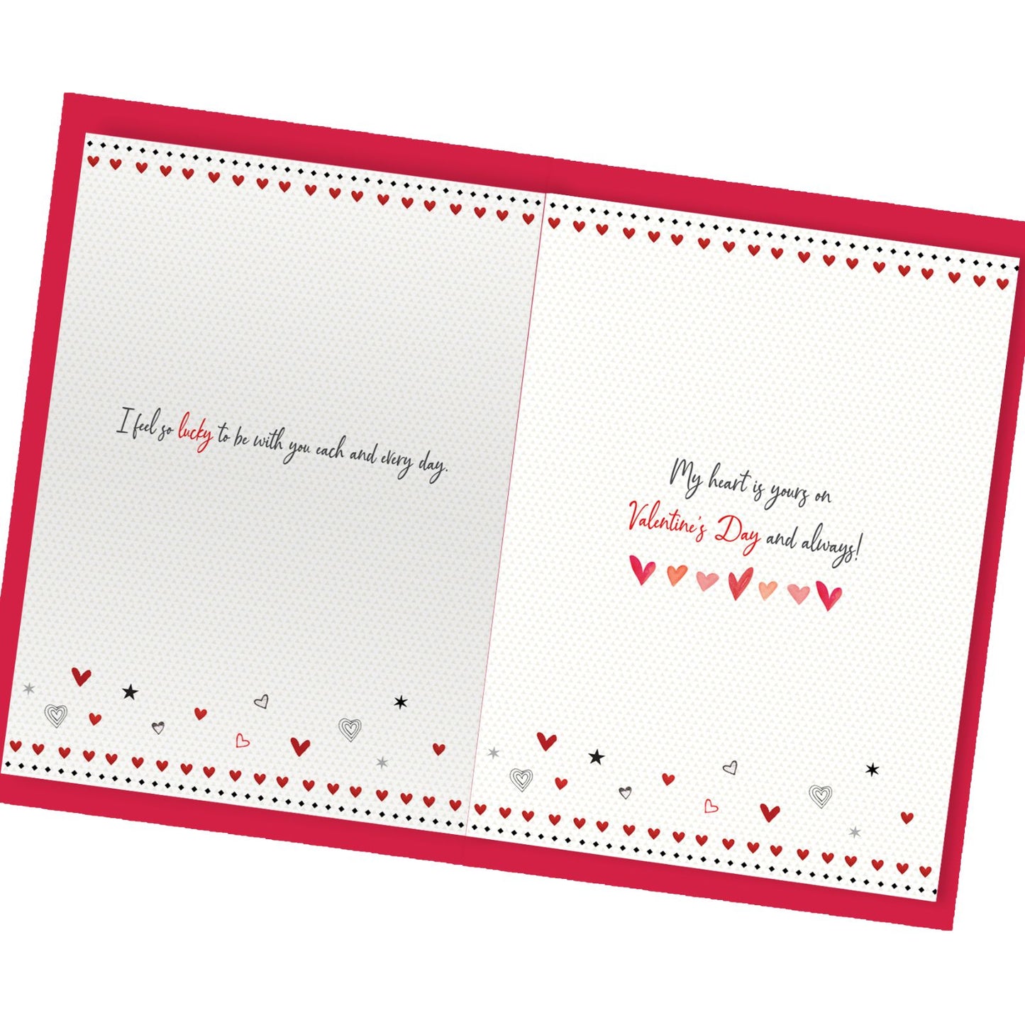 Magnifique Amazing Husband Embellished Valentine's Card Champagne Popping Hearts