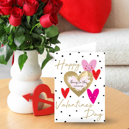 Valentine's Day Greeting Card Love Hearts Scratch-To-Reveal Secret Message Card