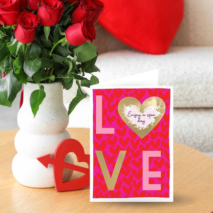 Valentine's Day Greeting Card Love Letters Scratch-To-Reveal Secret Message Card