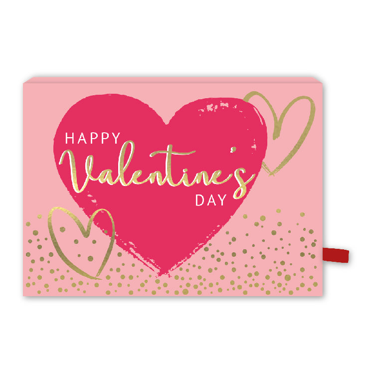 Pop Up Card & Chocolate Gift Box Love Heart Surprise Valentine's Day Card & Gift