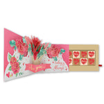 Pop Up Card & Chocolate Gift Box One I Love Roses Valentine's Day Card & Gift