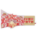 Pop Up Card & Chocolate Gift Box Dalmatian Puppy Love Valentine's Card & Gift