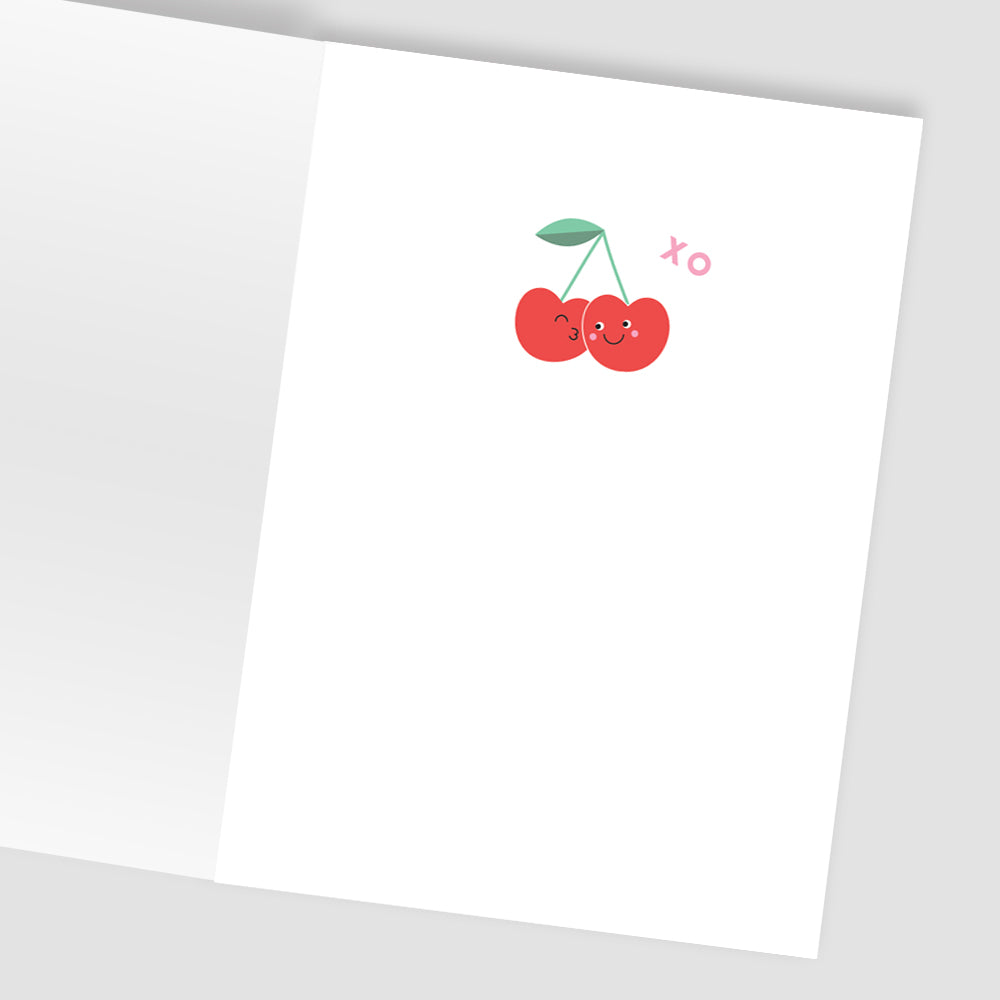 Za-Zoo Tattoo Ma Cherie Sweet Cherry Fun Tattoo Valentine's Day Greeting Card