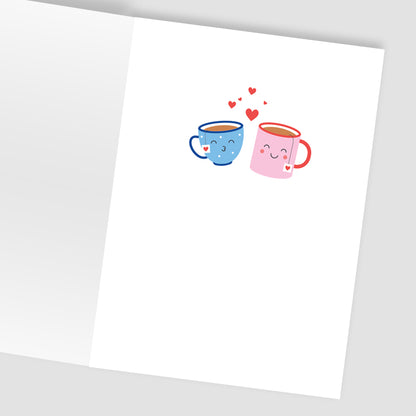 Za-Zoo Tattoo You're A Hot-Tea Fun My Cuppa Tattoo Valentine's Day Greeting Card