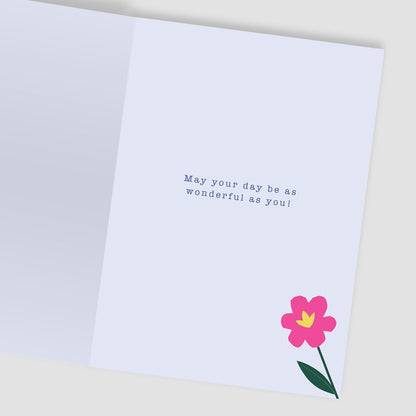 Embellished Blooming Friendship Birthday Greeting Card To An Amazing Friend