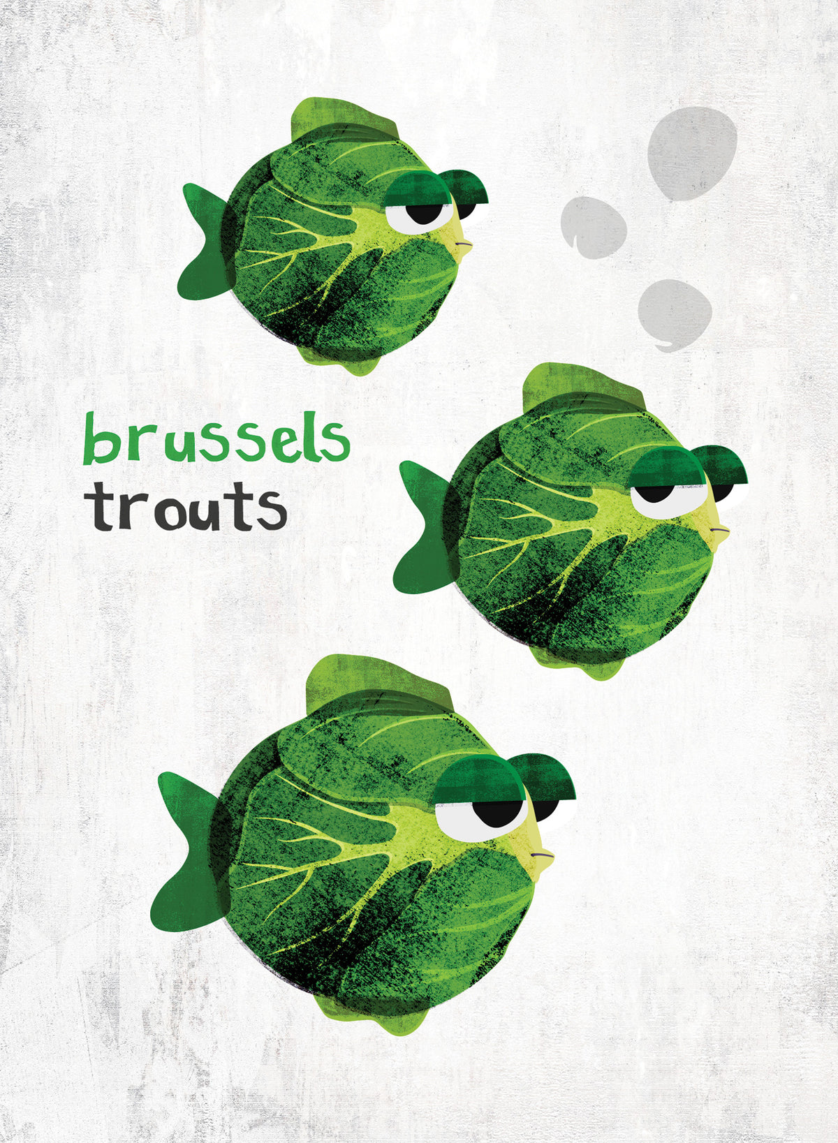 Quitting Hollywood Christmas Card Brussels Trout's Funny Card
