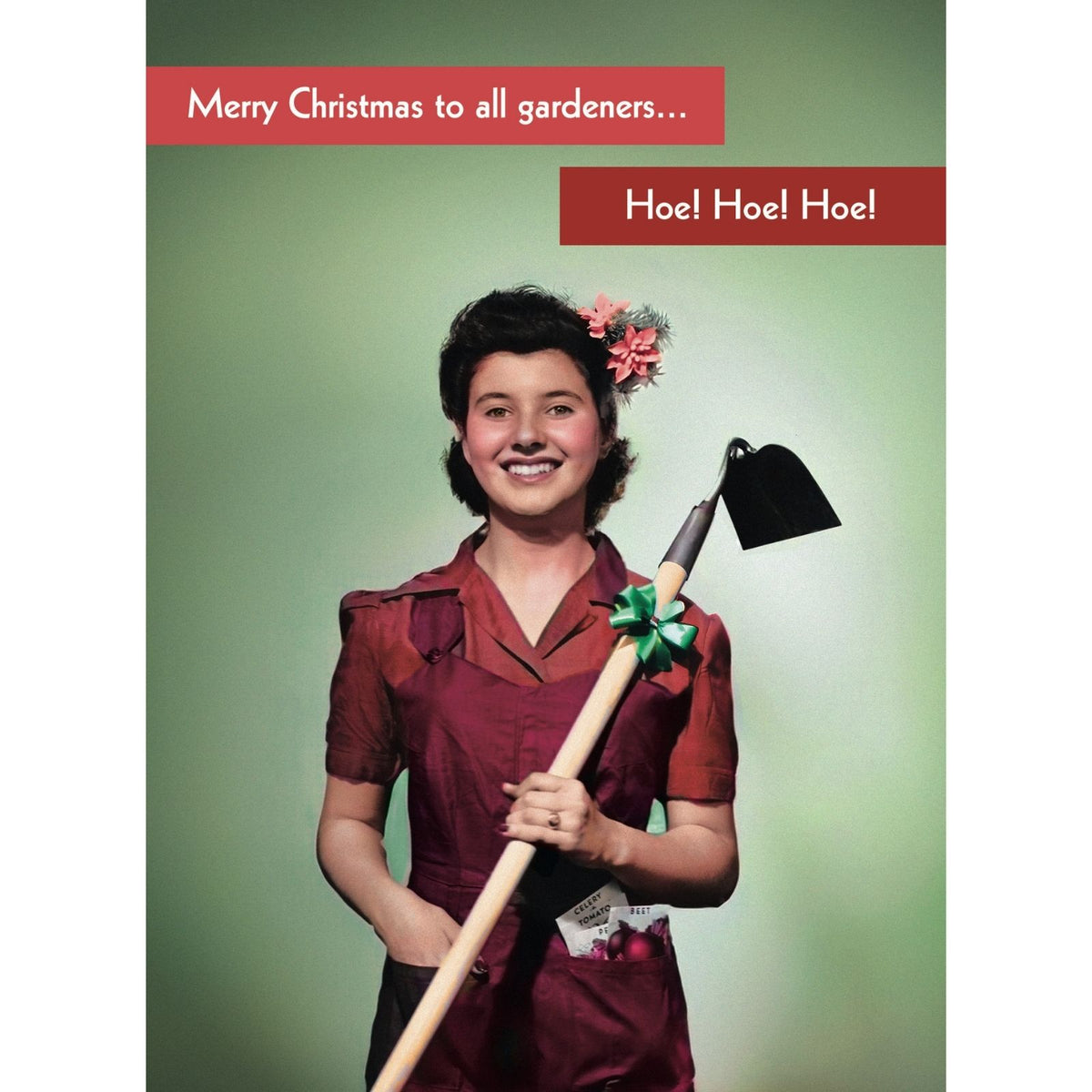 Quitting Hollywood Christmas Card Merry Christmas To All Gardeners Funny Card