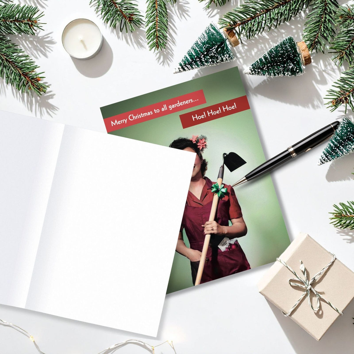 Quitting Hollywood Christmas Card Merry Christmas To All Gardeners Funny Card