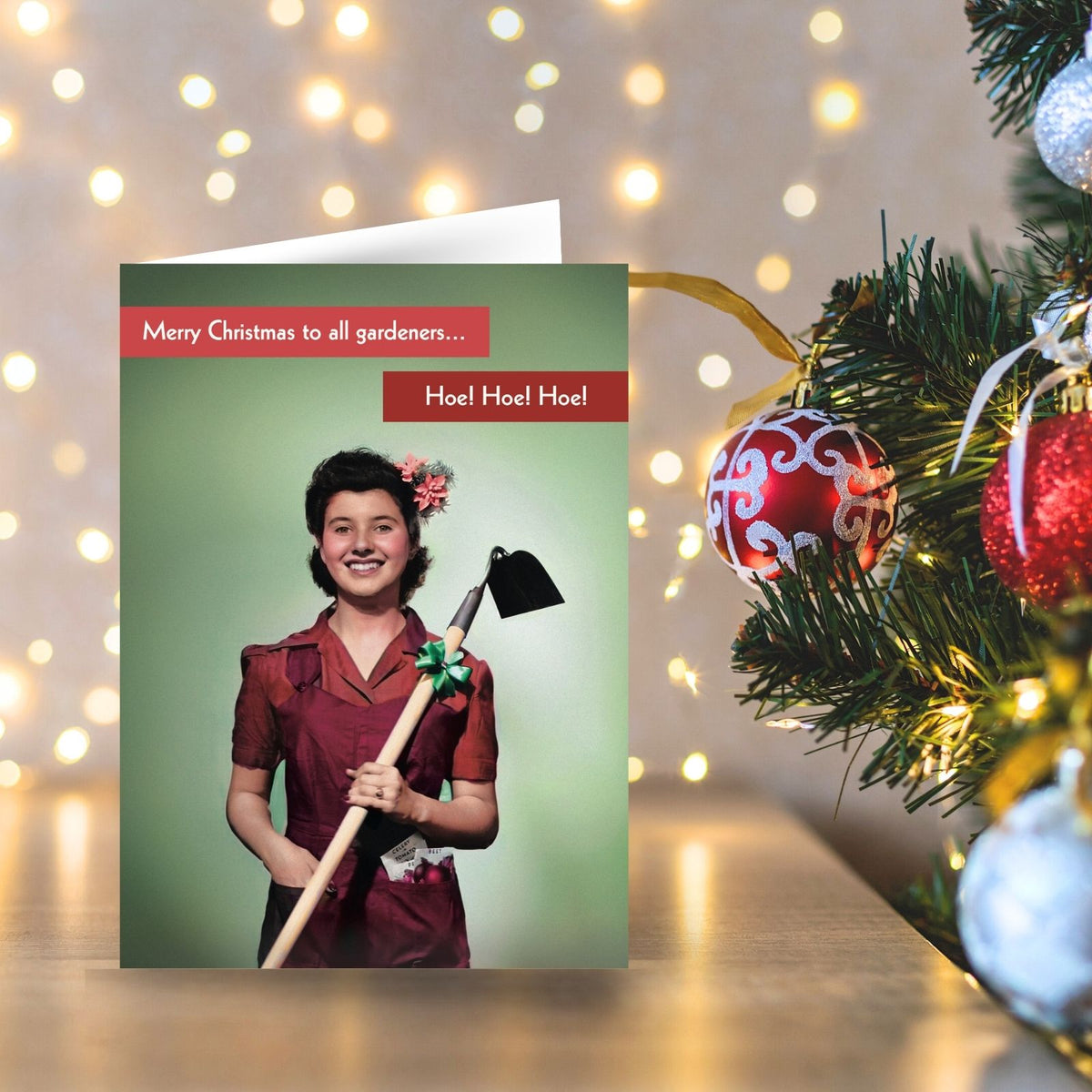 Quitting Hollywood Christmas Card Merry Christmas To All Gardeners Funny Card