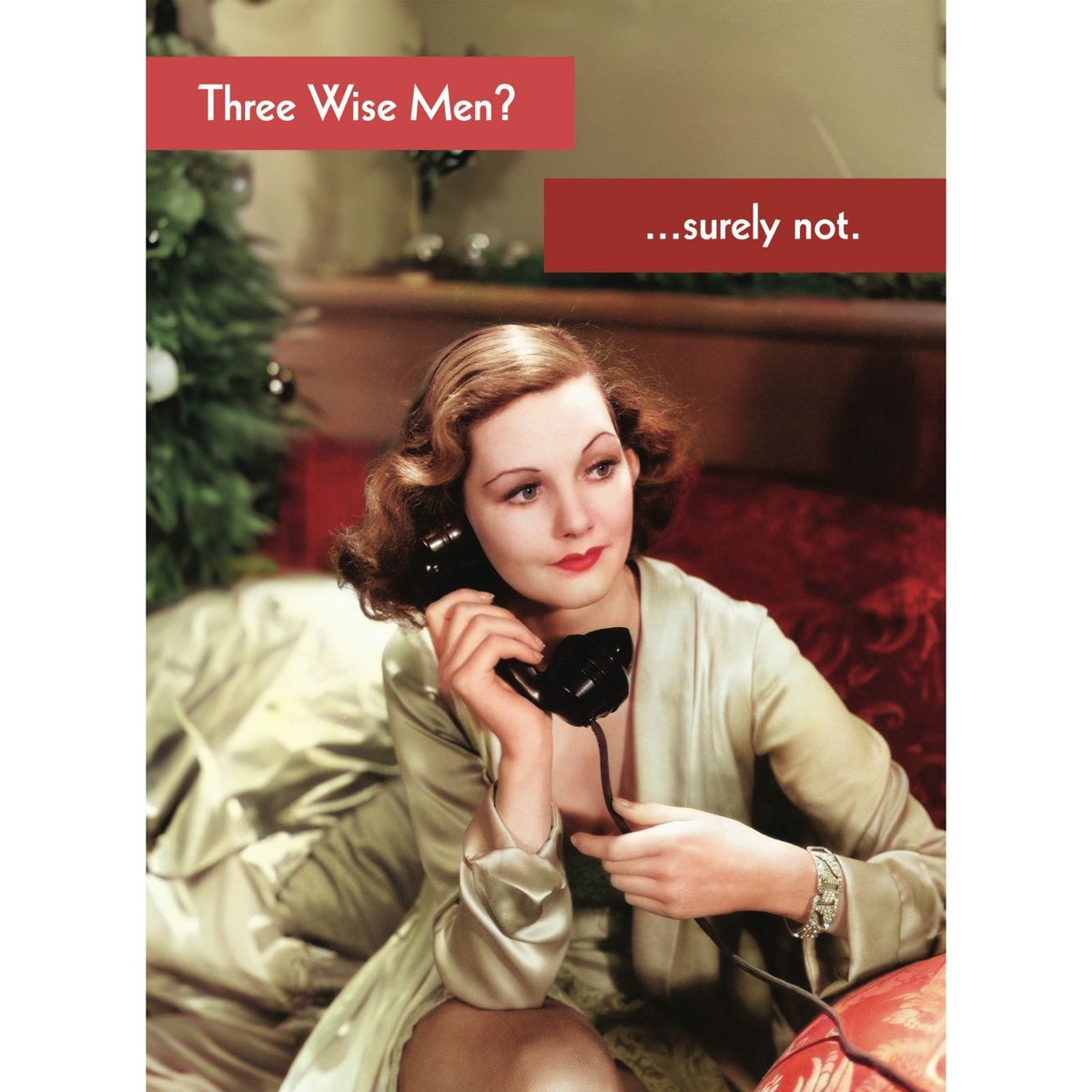 Quitting Hollywood Christmas Card Three Wise Men? Funny Card