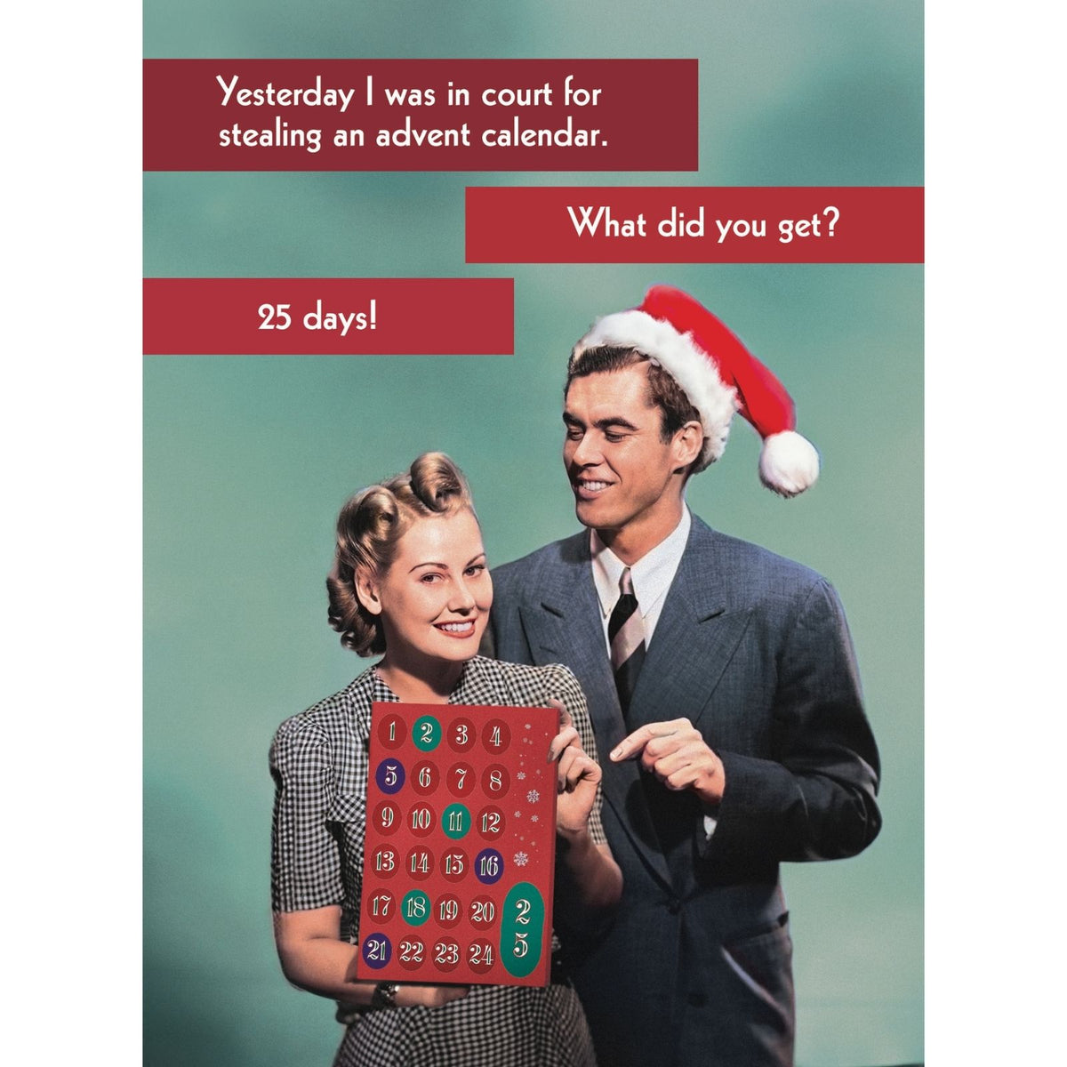 Quitting Hollywood Christmas Card Advent Calendar Funny Card