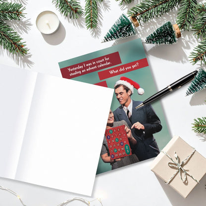 Quitting Hollywood Christmas Card Advent Calendar Funny Card