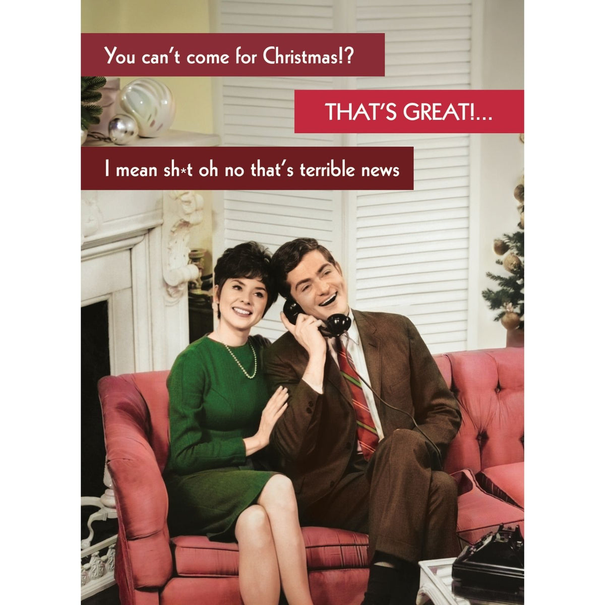 Quitting Hollywood Christmas Card Not Coming For Christmas? Funny Card