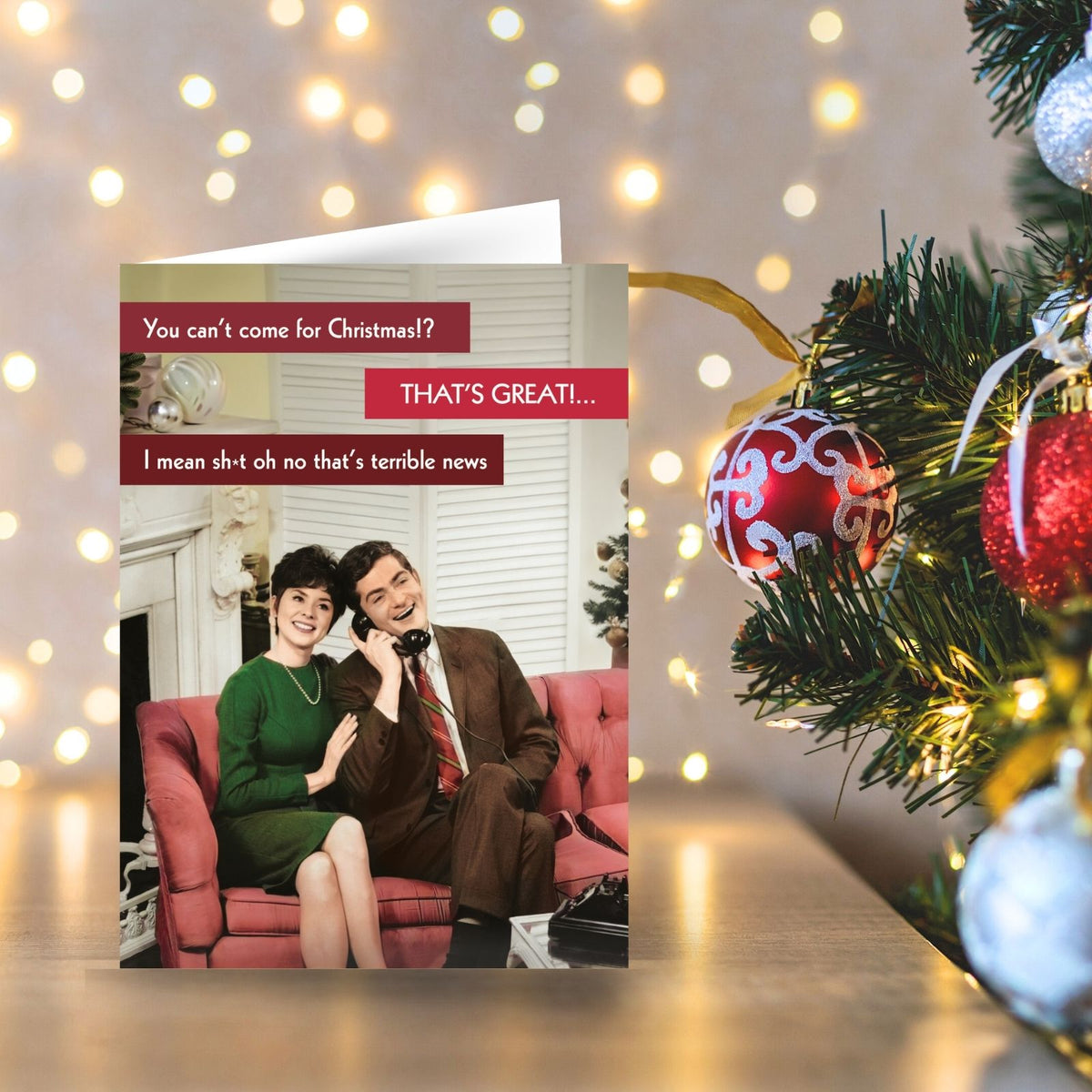 Quitting Hollywood Christmas Card Not Coming For Christmas? Funny Card