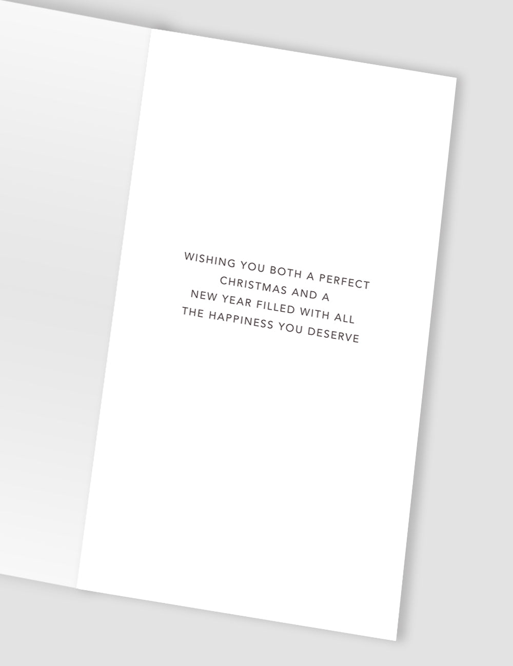 Embellished Mum & Dad Thank You Champagne Hand-Finished Christmas Greeting Card