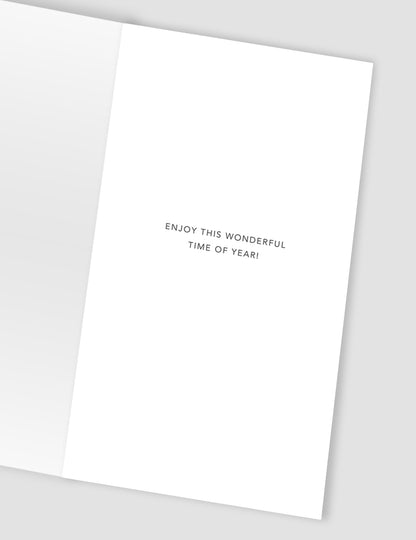 Embellished Special Friend Champagne Hand-Finished Christmas Greeting Card