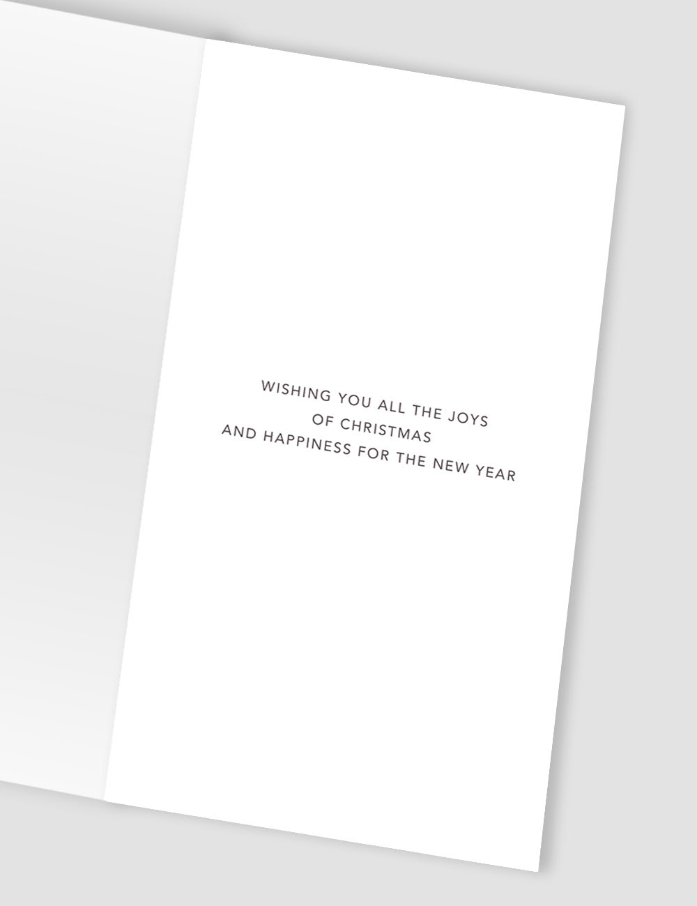 Embellished To Both Of You Champagne Hand-Finished Christmas Greeting Card