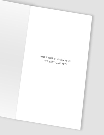 Embellished Brother Game On Champagne Hand-Finished Christmas Greeting Card